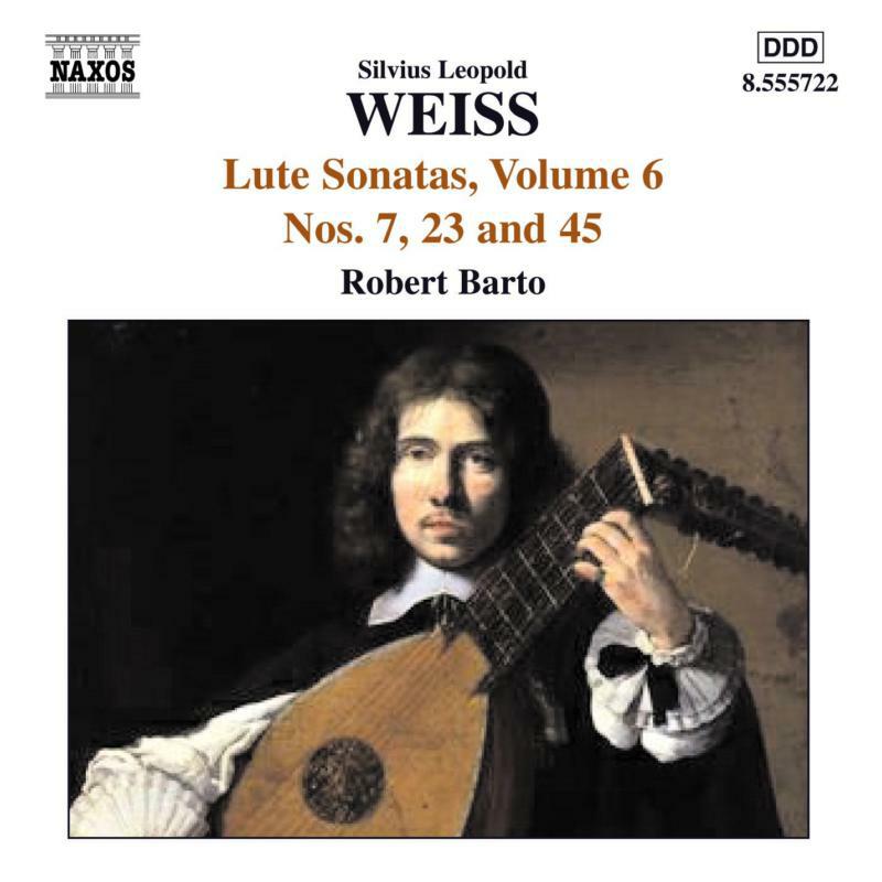 Picture of Robert Barto Baroque Lute - WEISS: Lute Sonatas Nos. 7, 23, and 45