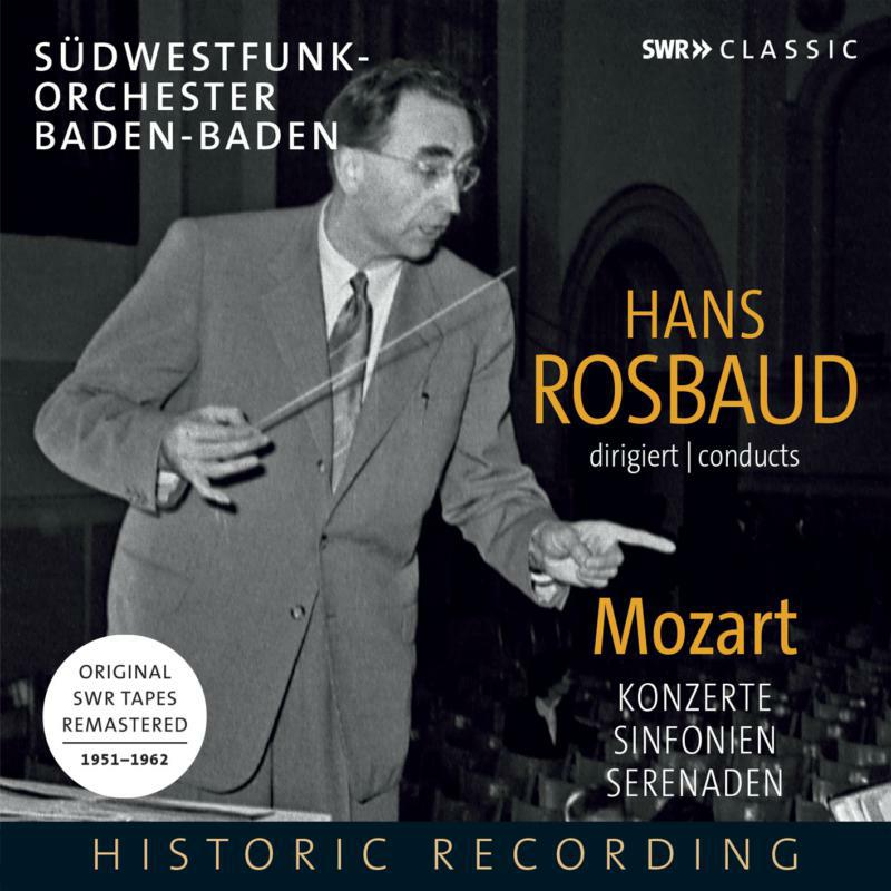 Picture of Swf-Orchester B-B/Rosbaud - Hans Rosbaud conducts Mozart: Konzerte, Sinfonien, Serenaden