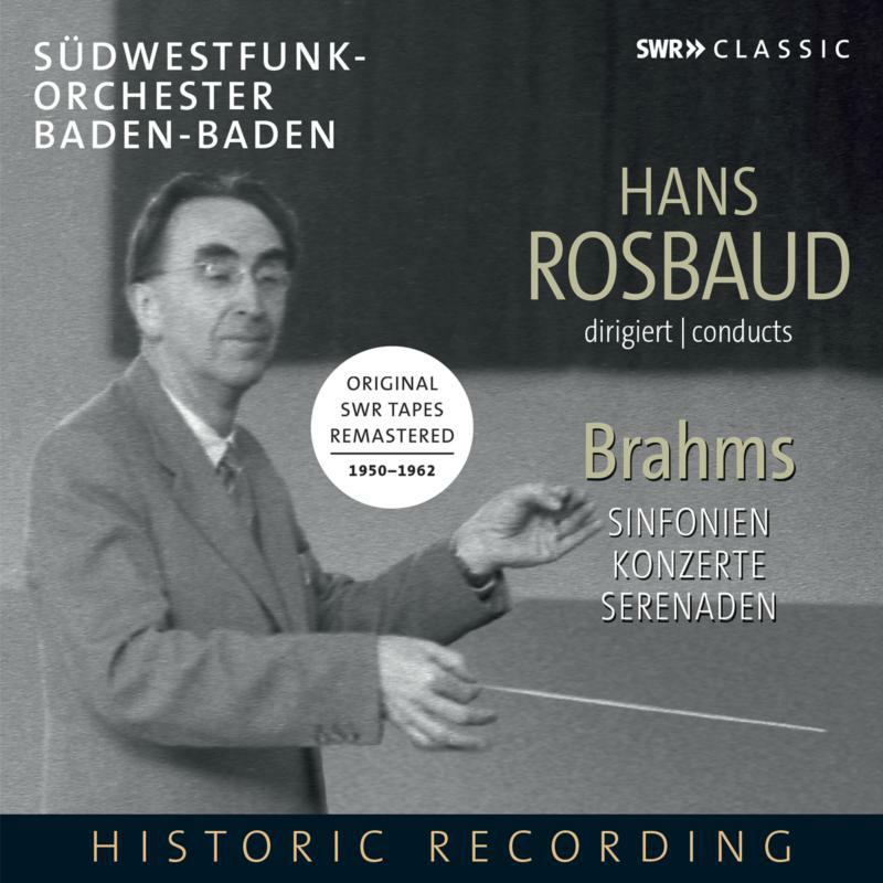 Picture of Various - Hans Rosbaud conducts Brahms. Symphonies, Serenades, Piano Concertos