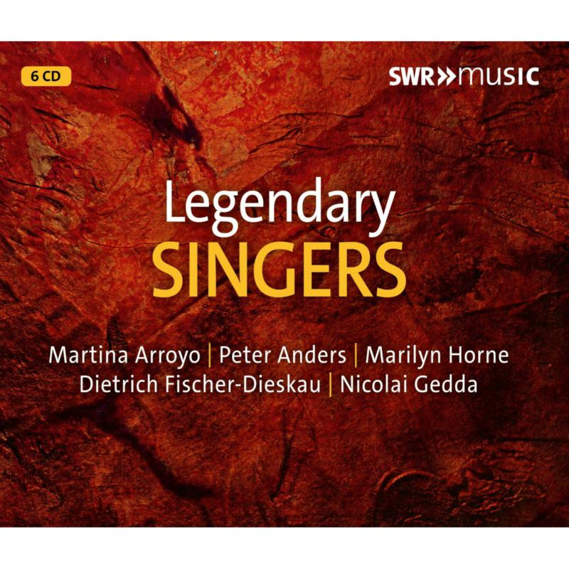 Picture of Martina Arroyo; Marilyn Horne; Peter Anders; Dietrich Fischer-Diskau; Nicolai Gedda; Leonard Hokanson; Martin Katz; Heinz Mande; Hubert Giesen; Werner Singer; Erik Werba; SWR Sinfonieorchester Baden-Baden und Freiburg; Otto Ackermann; Paul Burkhard; Ernest Bour - Legendary Singers