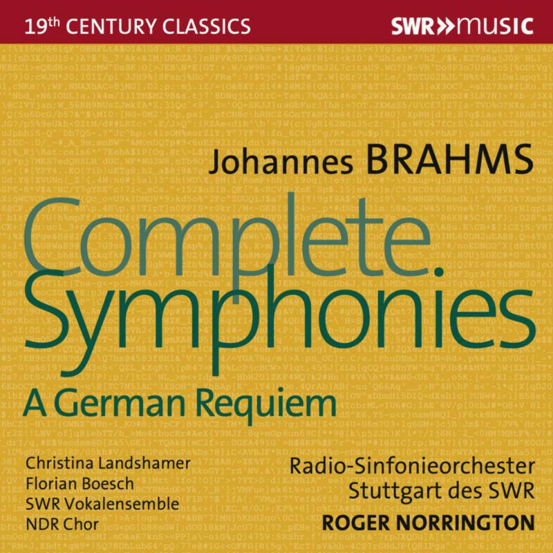 Picture of Roger Norrington - Johannes Brahms: Complete Symphonies, A German Requiem