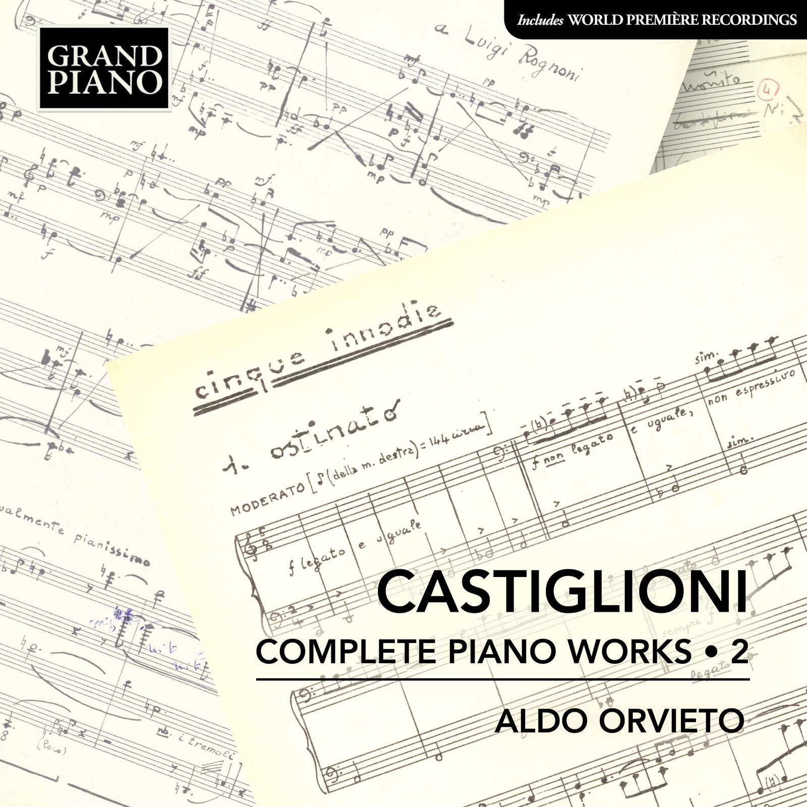 Picture of Aldo Orvieto - Niccolo Castiglioni: Complete Piano Works, Vol. 2