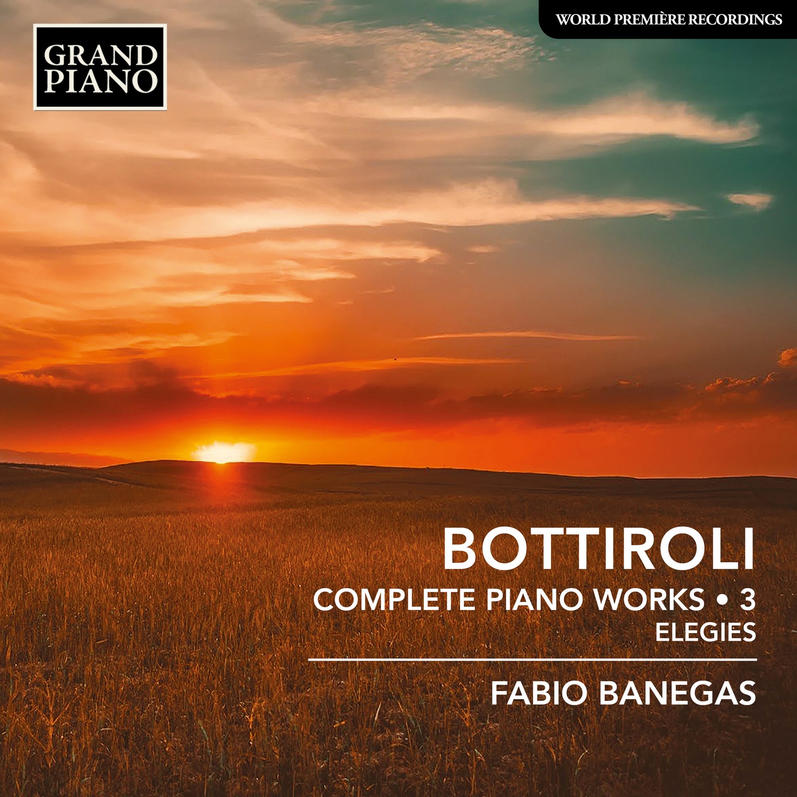 Picture of Fabio Banegas - Jose Antonio Bottiroli: Complete Piano Works, Vol. 3 - Elegies