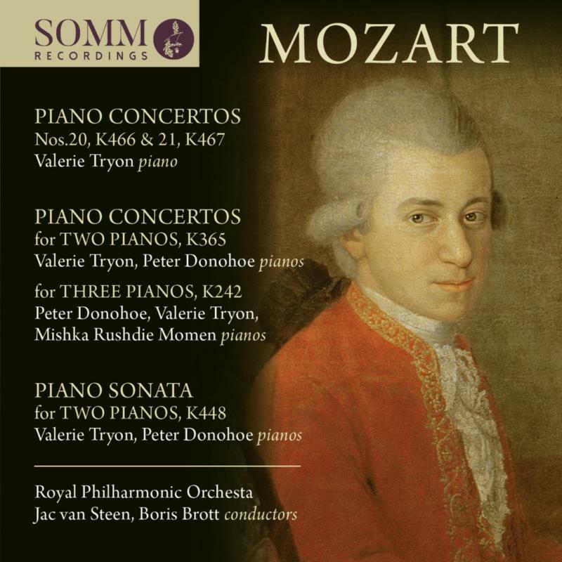 Picture of Tryon/Donohoe/Momen/Rpo - Wolfgang Amadeus Mozart: Piano Concertos for One, Two and Three Pianos