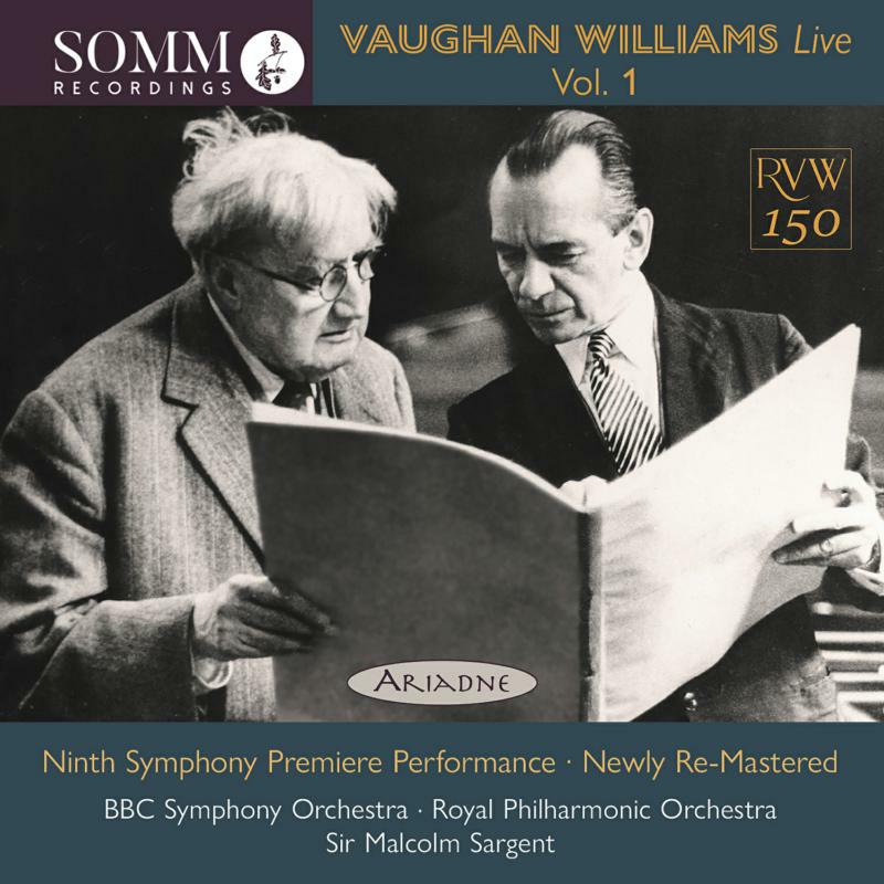 Picture of Bbc So/Rpo/Sargent - Ralph Vaughan Williams: Live, Vol. 1