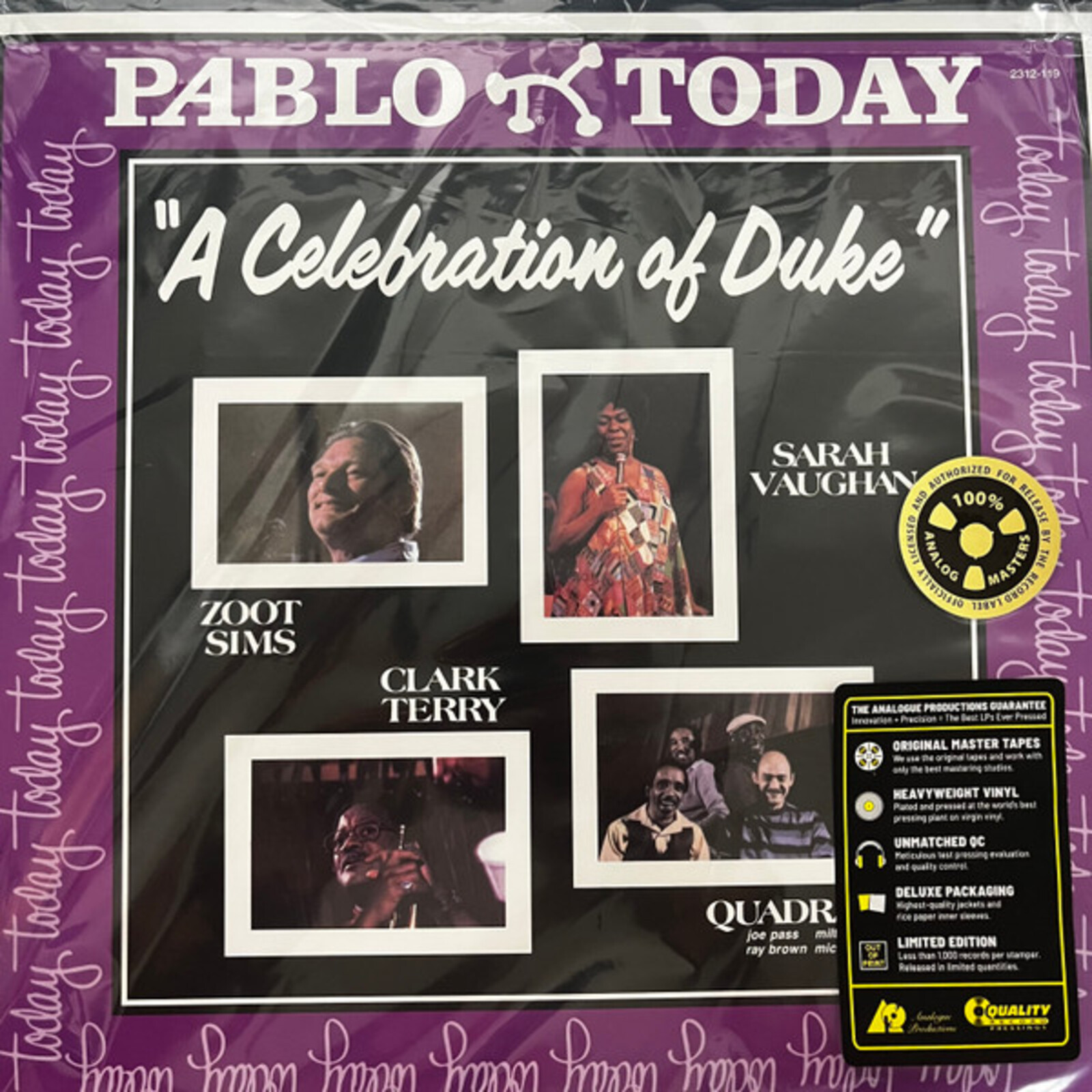 Picture of Sarah Vaughan, Clark Terry, Zoot Sims, Quadrant - A Celebration Of Duke