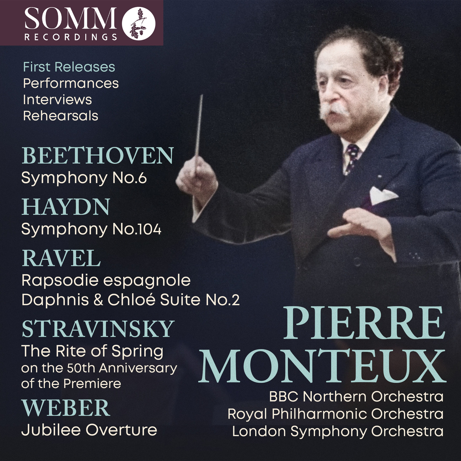 Picture of BBC Northern Orchestra; Royal Philharmonic Orchestra; London Symphony Orchestra; Pierre Monteux - Pierre Monteux Live