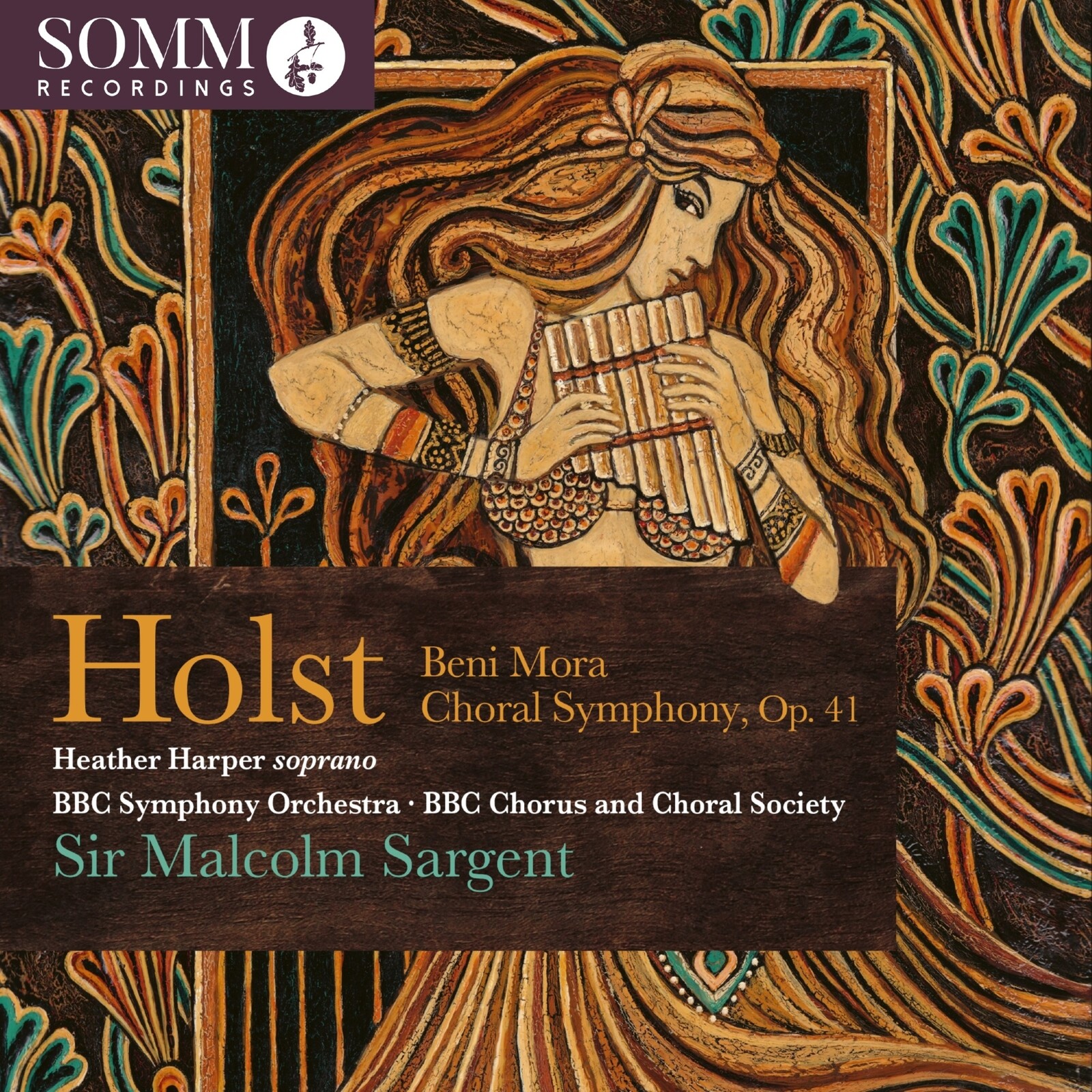 Picture of Heather Harper; BBC Chorus and Choral Society; BBC Symphony Orchestra; Sir Malcolm Sargent - Gustav Holst: Beni Mora, Op. 29, No. 1; Choral Symphony, Op. 41