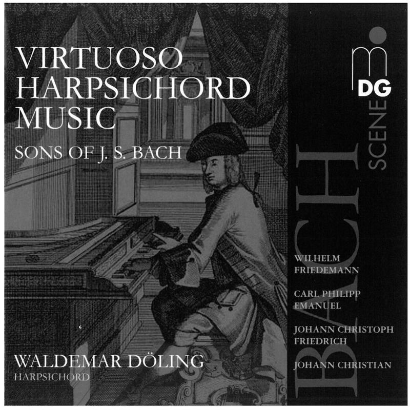 Picture of Waldemar Doling - Virtuoso Harpsichord Music: Sons of Bach