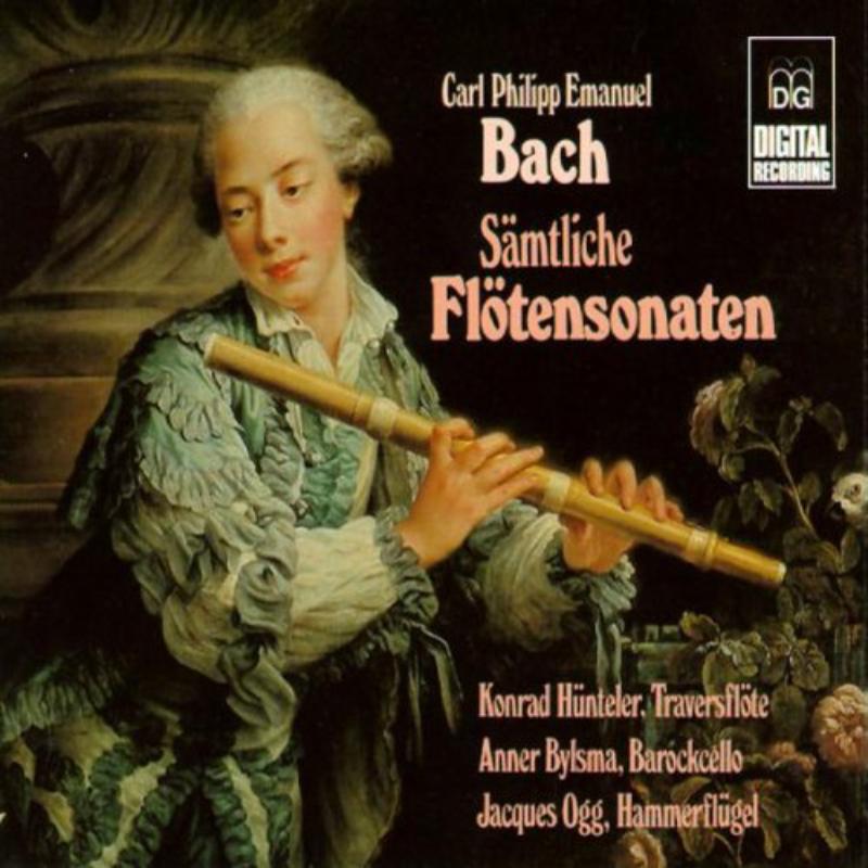 Picture of Konrad Hunteler; Anner Bylsma; Jacques Ogg - C.P.E Bach: Complete Flute Sonatas