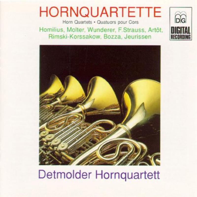 Picture of Detmolder Hornquartett - Horn Quartets by Homilius, Molter, Wunderer, Strauss & Artot