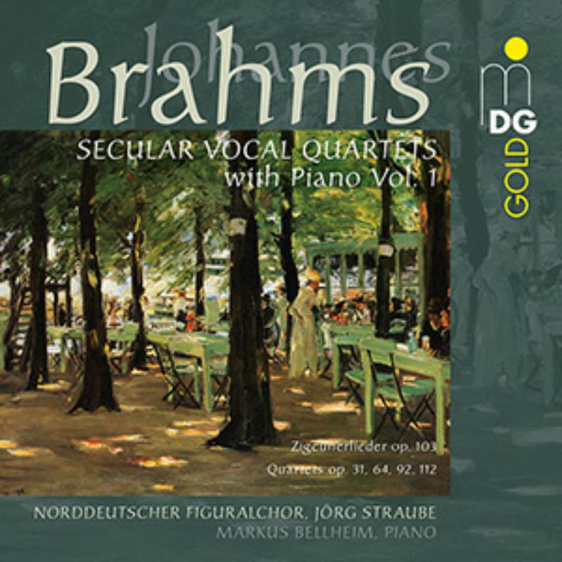 Picture of Norddeutscher Figuralchor, J�rg Straube & Markus Bellheim - Johannes Brahms: Secular Vocal Quartets With Piano Vol. 1