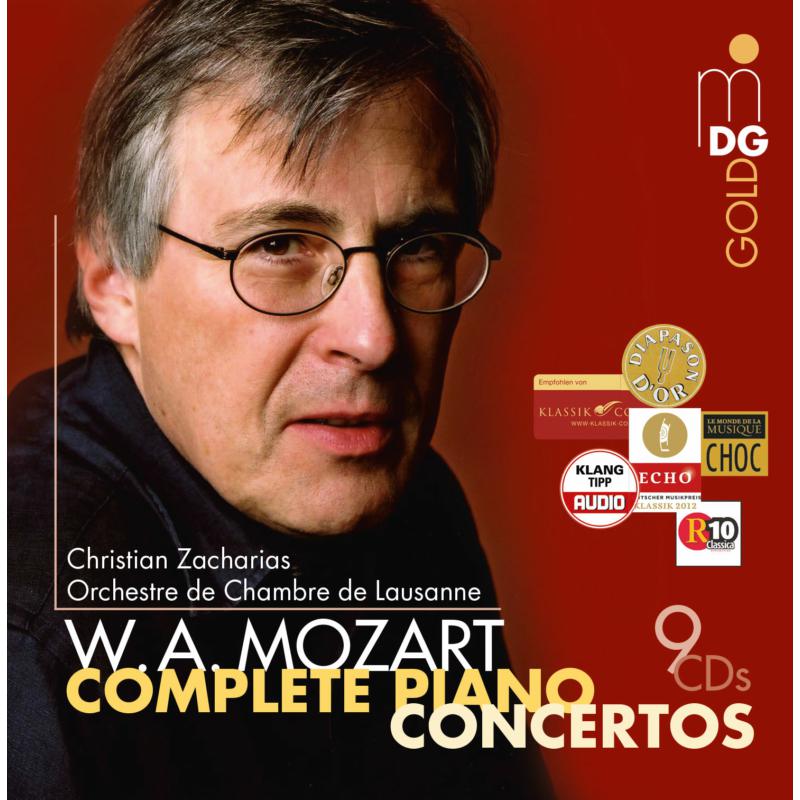 Picture of Christian Zacharias; Orchestre De Chambre De Lausanne - Mozart: Piano Concertos (9CD Set)