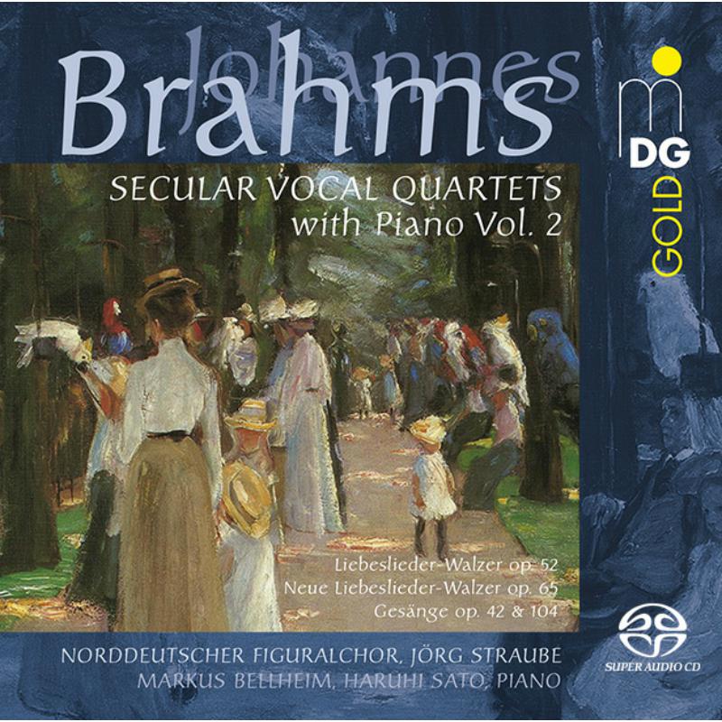 Picture of Norddeutscher Figuralchor; J�rg Straube, Haruhi Sato & Marku - Johannes Brahms: Secular Vocal Quartets With Piano Vol. 2