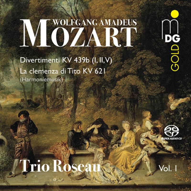 Picture of Trio Roseau - Mozart: Divertimenti KV 439b; La Clemenza Di Tito KV 621