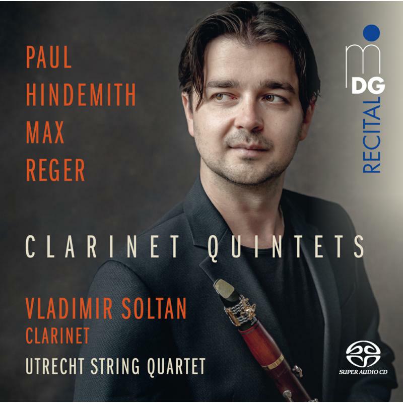 Picture of Vladimir Soltan; Utrecht String Quartet - Hindemith/Reger: Clarinet Quintets (SACD)