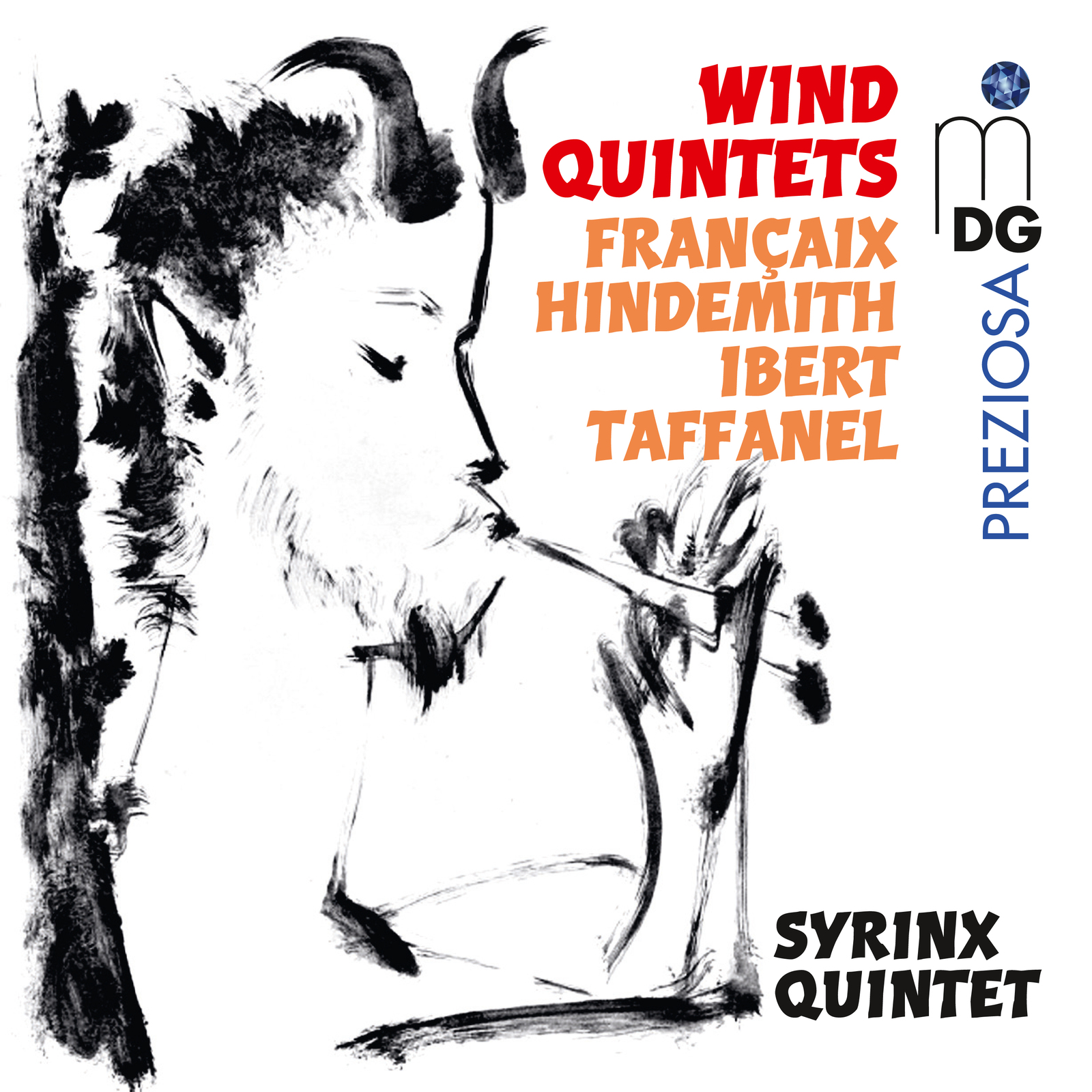 Picture of Syrinx Quintet - Wind Quintets - Francaix, Hindemith, Ibert & Taffanel