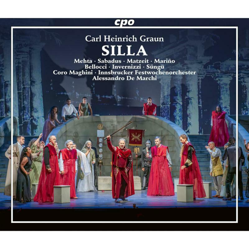 Picture of Bejun Mehta; Valer Sabadus; Hagen Matzeit; Samuel Marino; Eleonora Bellocci; Roberta Invernizzi; Mert Sungu; Coro Maghini; Innsbrucker Festwochenorchester; Alessandro De Marchi - Carl Heinrich Graun: Silla