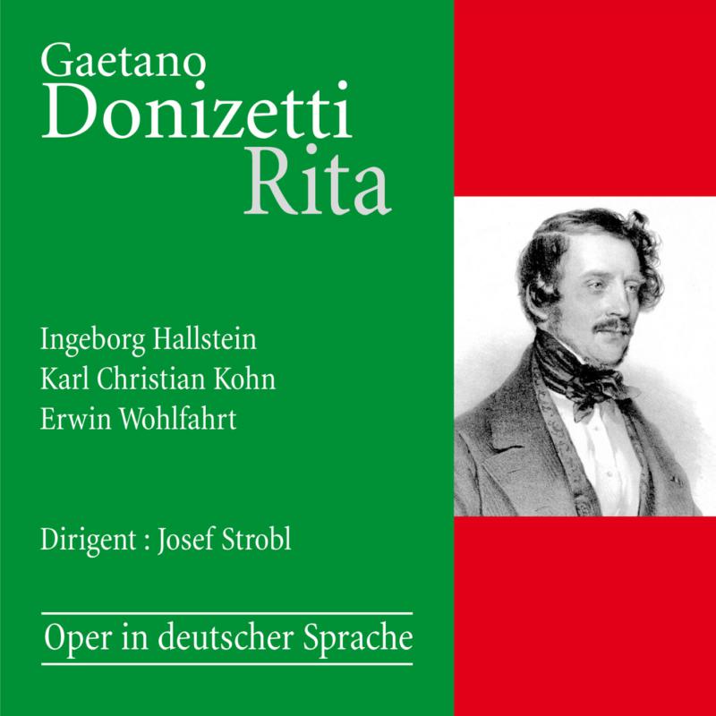 Picture of Ingeborg Hallstein; Karl Christian Kohn; Erwin Wohlfahrt - Gaetano Donizetti: Rita (Comic Opera In 1 Act)