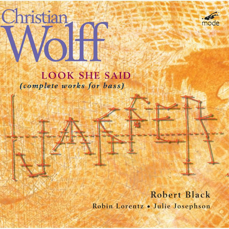 Picture of Robert Black - Christian Wolff: Look She Said (Complete Works For Bass)
