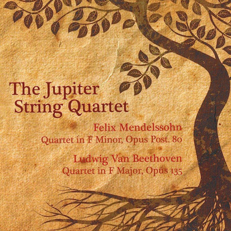 Picture of The Jupiter String Quartet - Mendelssohn: Quartet In F Minor, Beethoven: Quartet Op. 135