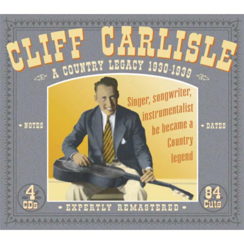 Picture of Cliff Carlisle - A Country Legacy: 1930-1939