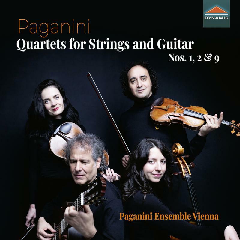 Picture of Paganini Ensemble Vienna - Nicol� Paganini: Quartets for Strings and Guitar Nos. 1, 2 & 9