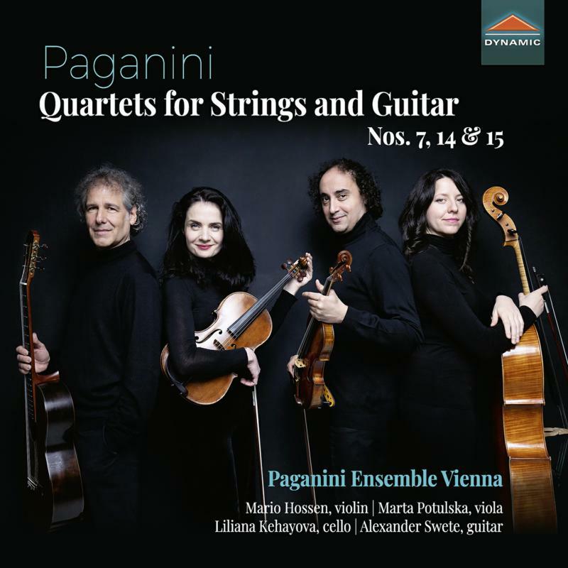 Picture of Paganini Ensemble Vienna - Nicol� Paganini: Quartets for Strings and Guitar Nos. 7, 14 and 15