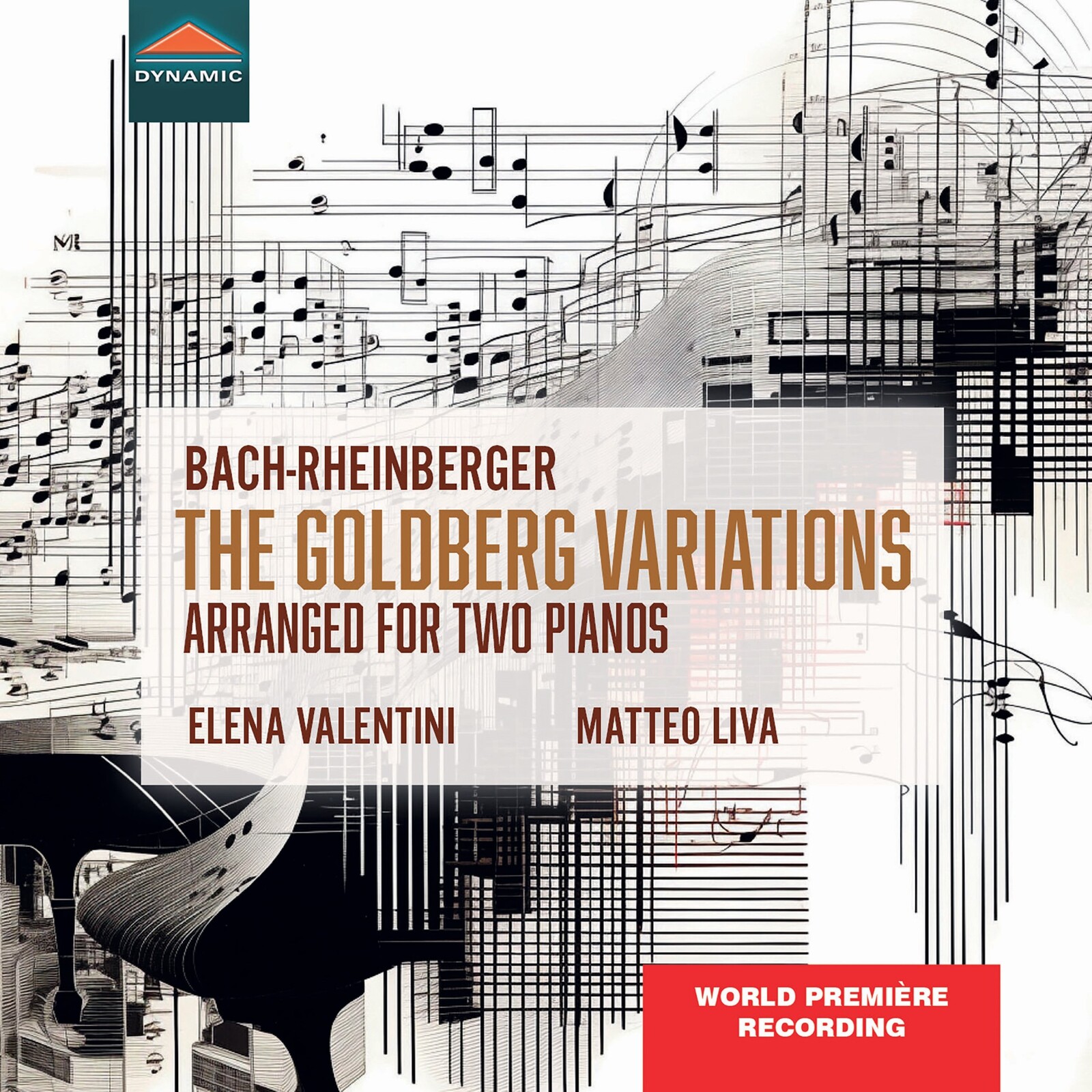 Picture of Matteo Liva; Elena Valentini - Johann Sebastian Bach; Josef Gabriel Rheinberger: The Goldberg Variations BWV 988 - 1883 arrangement for 2 pianos