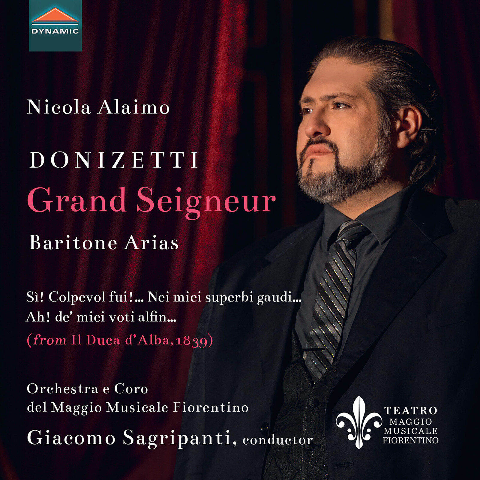 Picture of Nicola Alaimo; Matteo Torcaso; Matteo Mancini; Ohla Smokolina; Orchestra e Coro del Maggio Musicale Fiorentino; Lorenzo Fratini; Giacomo Sagripanti - Gaetano Donizetti: Grand Seigneur - Baritone Arias