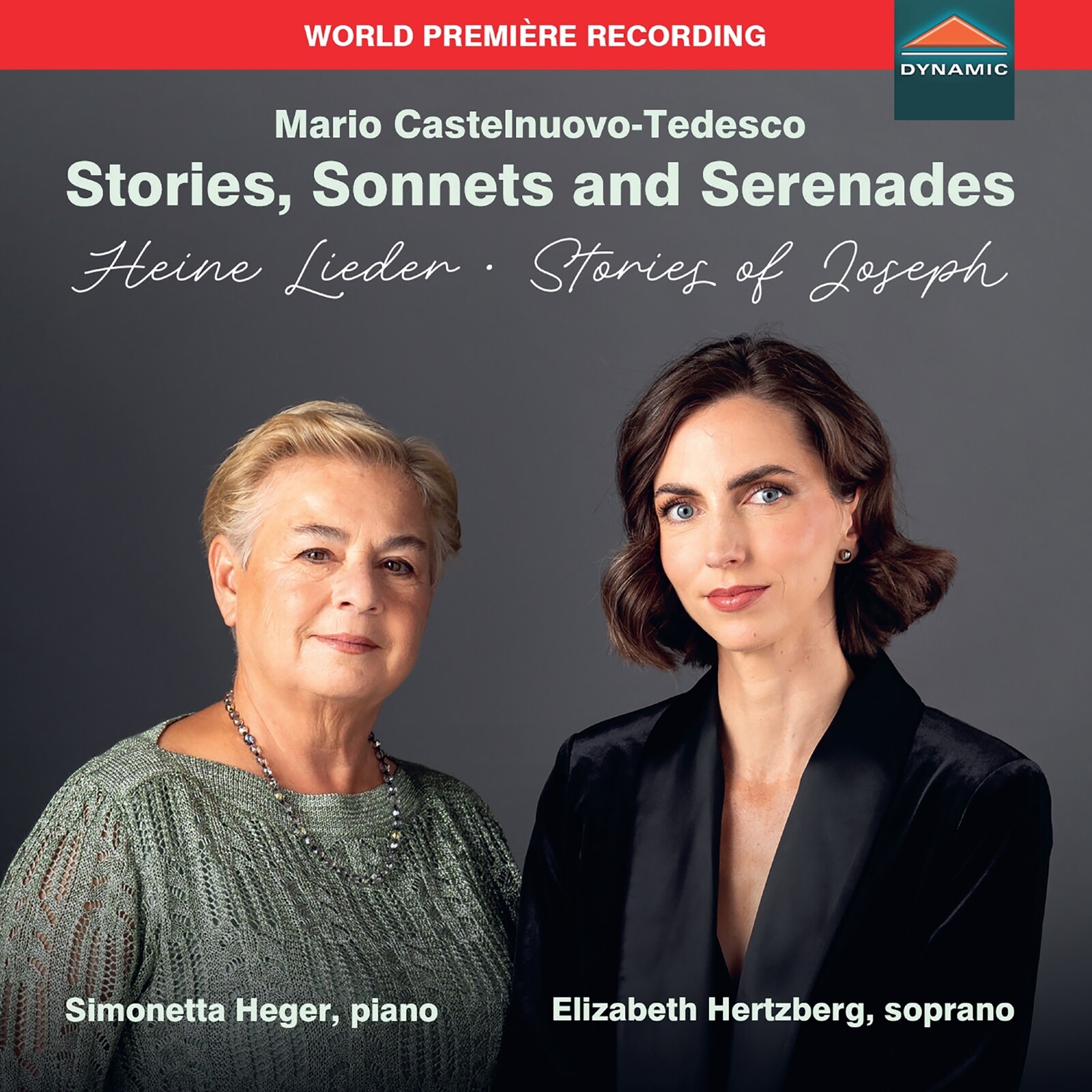 Picture of Elizabeth Hertzberg; Simonetta Heger - Mario Castelnuovo-Tedesco: Stories, Sonnets and Serenades; Heine Lieder; Stories of Joseph