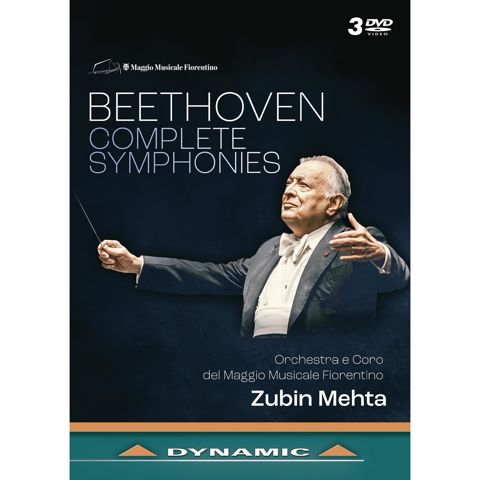 Picture of Mandy Fredrich; Marie-Claude Chappuis; AJ Glueckert; Tareq Nazmi; Lorenzo Fratini; Orchestra e Coro del Maggio Musicale Fiorentino; Tiziano Mancini; Zubin Mehta - Ludwig van Beethoven: Complete Symphonies