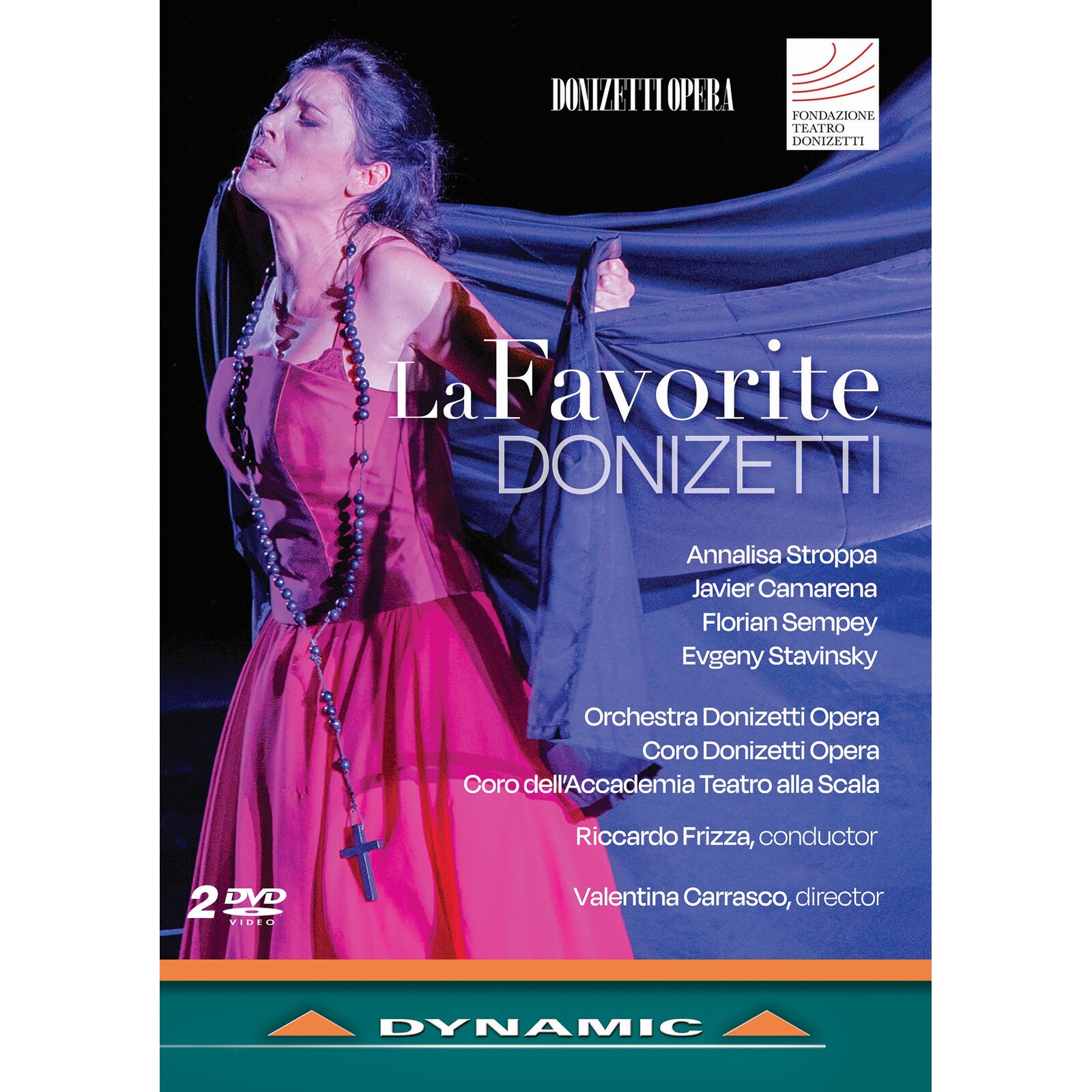 Picture of Annalisa Stroppa; Javier Camarena; Florian Sempey; Evgeny Stavinsky; Edoardo Milletti; Orchestra Donizetti Opera; Coro Donizetti Opera and Coro dell'Accademia Teatro alla Scala; Valentina Carrasco; Riccardo Frizza - Gaetano Donizetti: La Favorite