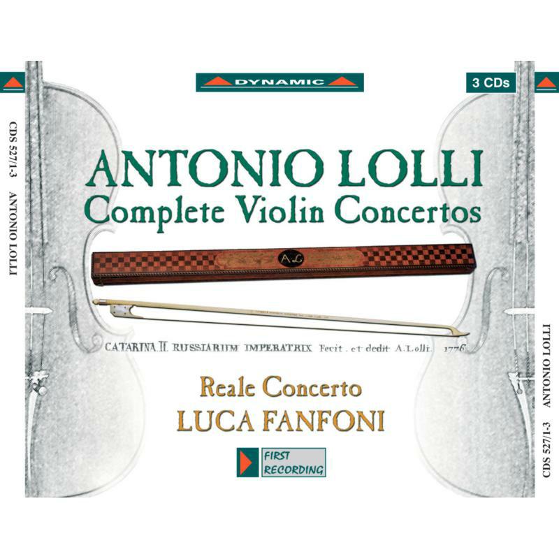 Picture of Reale Concerto:Fanfoni - Lolli: Complete Violin Concertos