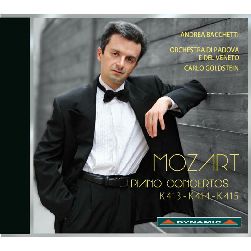 Picture of Andrea Bacchetti:Goldstein - Mozart: Piano Concertos K413-415