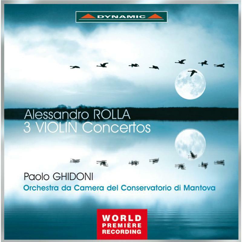 Picture of Paolo Ghidoni:Mantova Co - Rolla: 3 Violin Concertos
