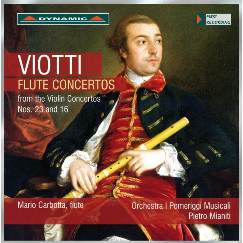 Picture of Mario Carbotta:Mianiti - Viotti: Flute Concertos/ Violin Concertos Nos. 23/ 16