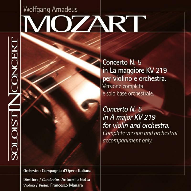 Picture of Francesco Manara - Mozart: A Major Violin Concerto