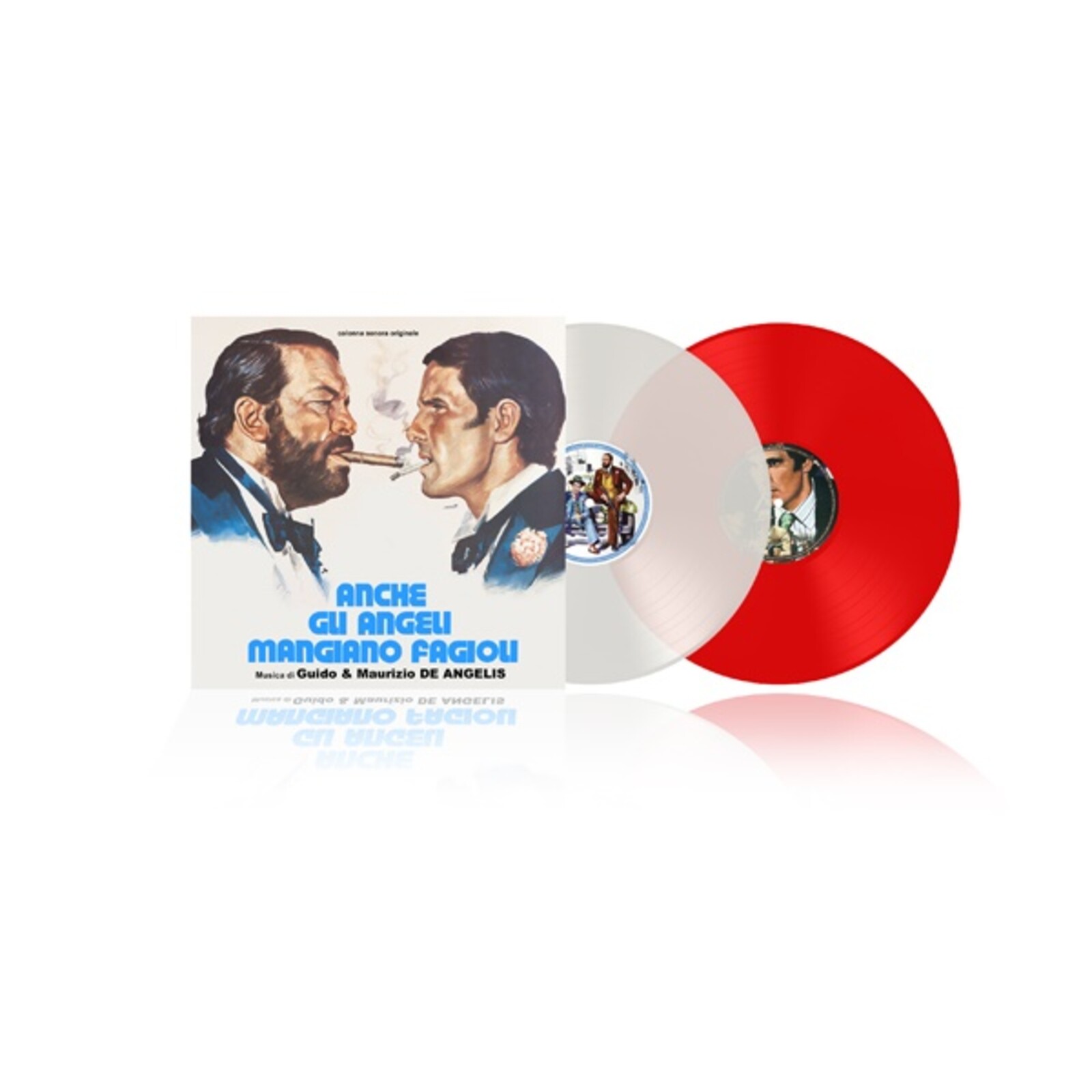 Picture of Guido & Maurizo De Angelis - Anche Gli Angeli Mangiano Fagiou - Anche Gu Angeu Tirano Di Destro (Coloured Vinyl)