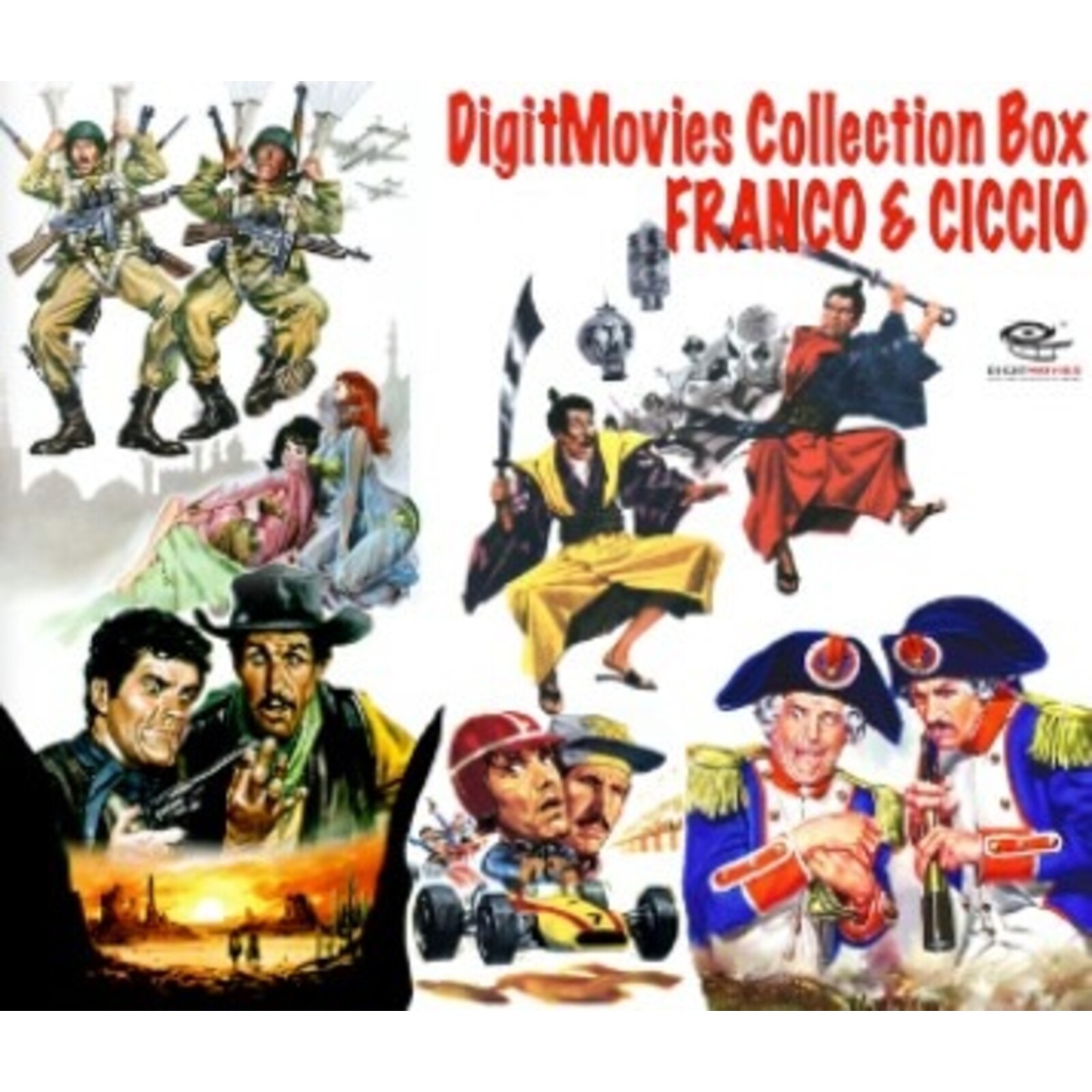 Picture of Digitmovies Collection Box - Franco & Ciccio - 5 Cd Box Sli
