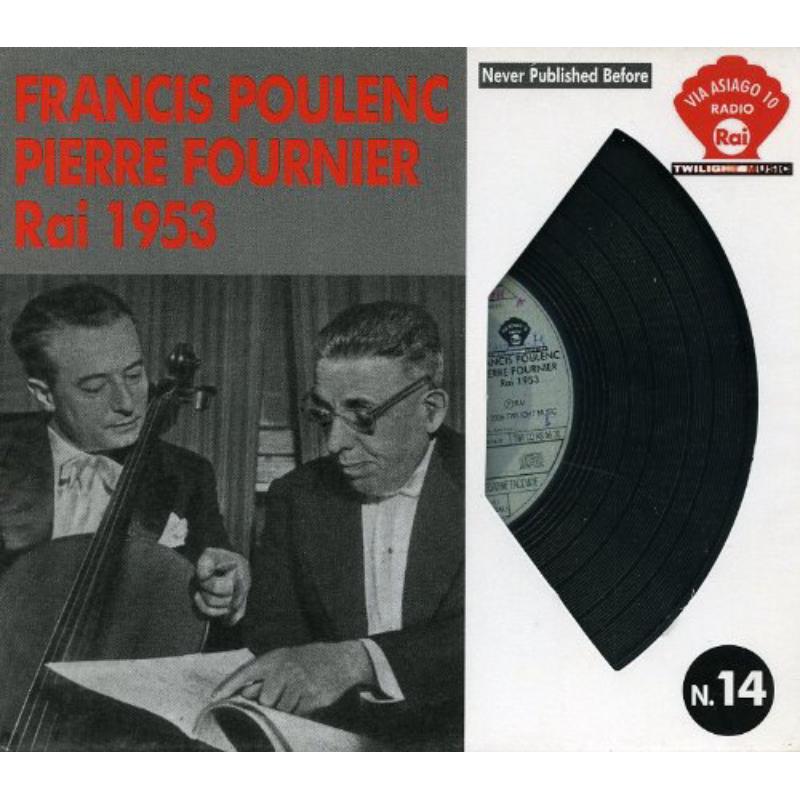 Picture of Francis Poulenc & Pierre Fourniere - Rai 1953