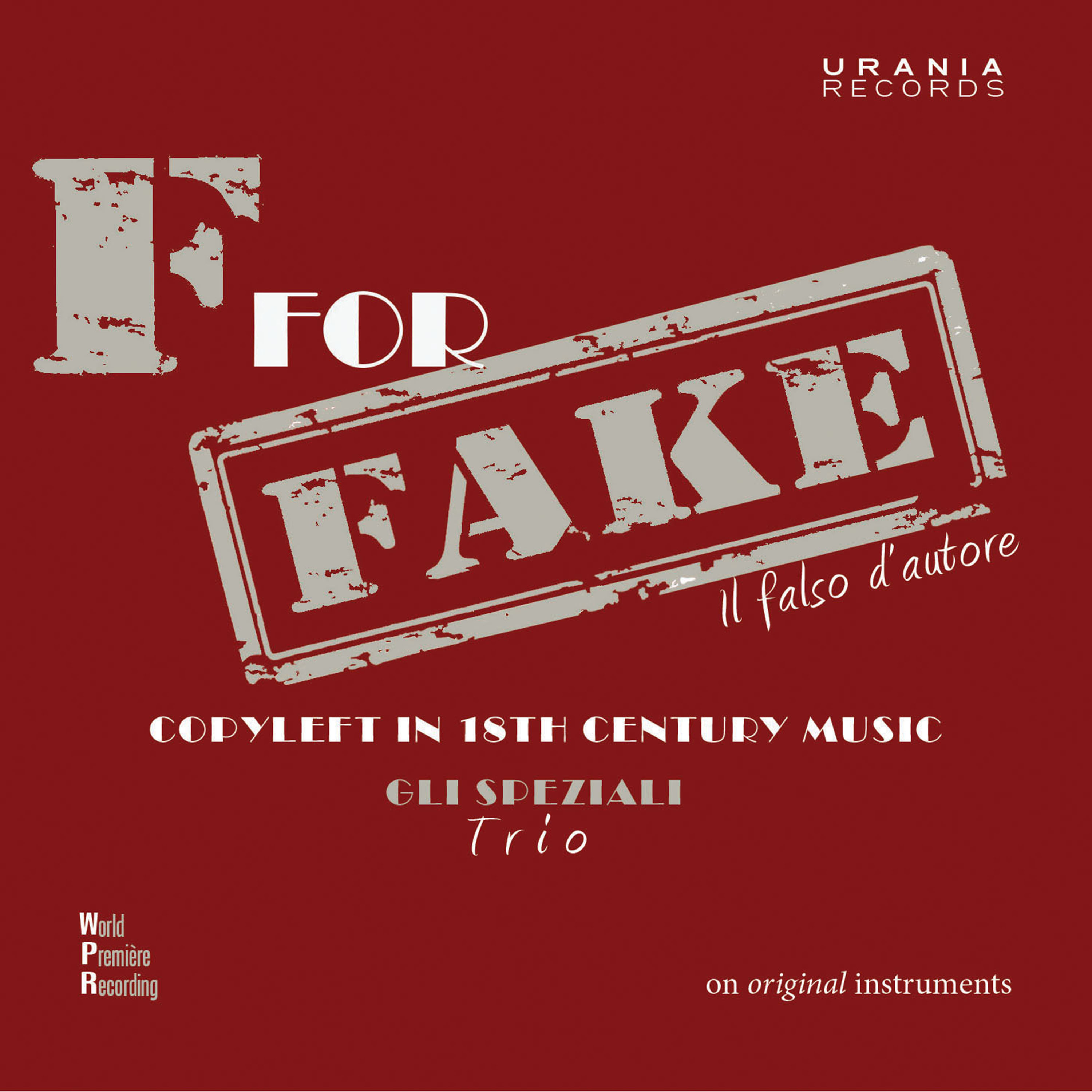 Picture of Gli speziali - F For fake: copyleft in 18 century music