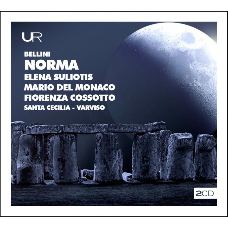 Picture of Elena Suliotis, Mario Del Monaco, Fiorenza Cossotto, Orchestra and Coro dell'Accademia di Santa Cecilia di Roma, Silvio Varviso - Bellini: Norma