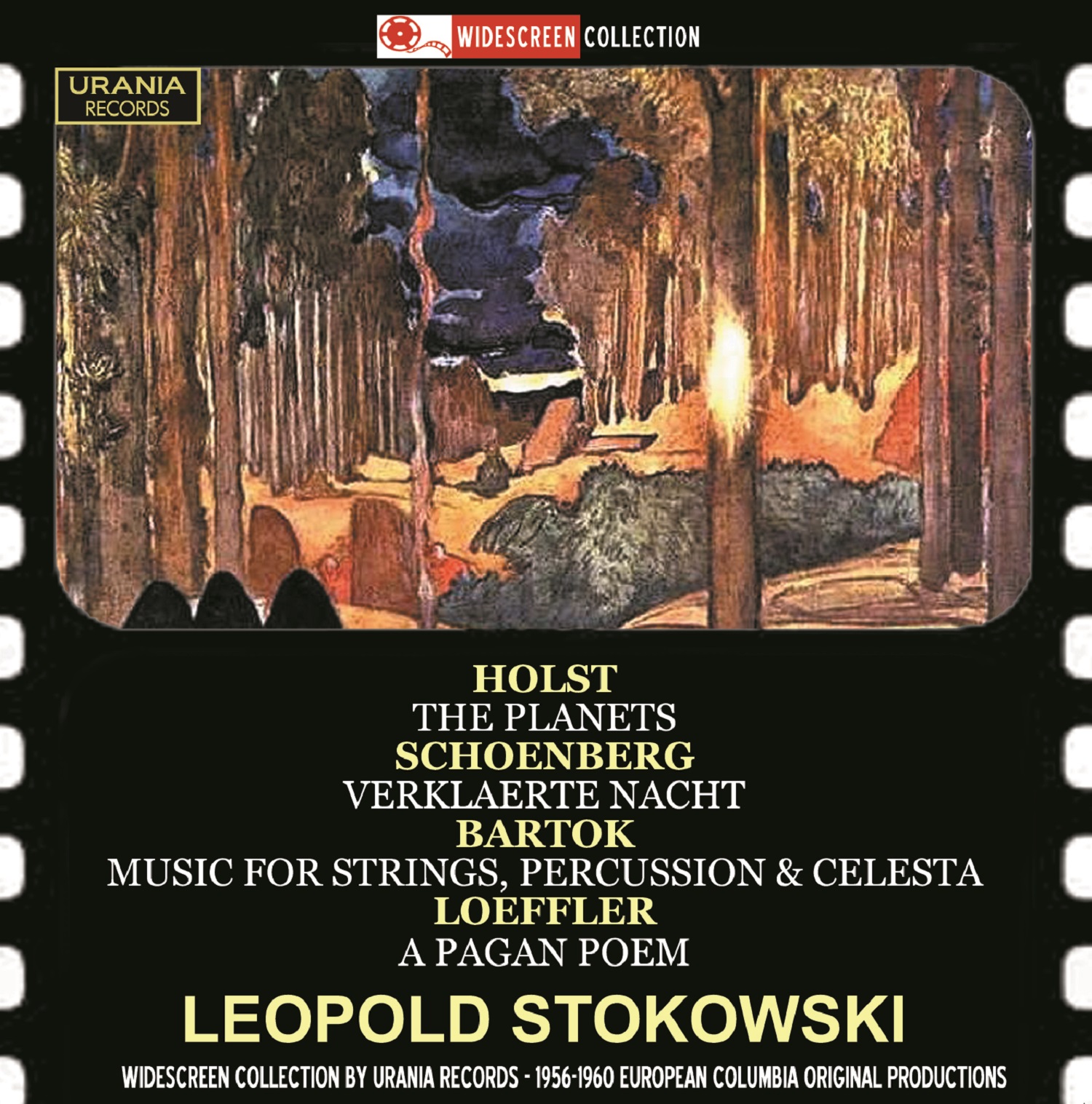 Picture of Leopold Stokowski, Leopold Stokowski Symphony Orchestra, Los Angeles Philharmonic Orchestra - Stokowski conducts Holst, Shoenberg, Bartok, Loeffer