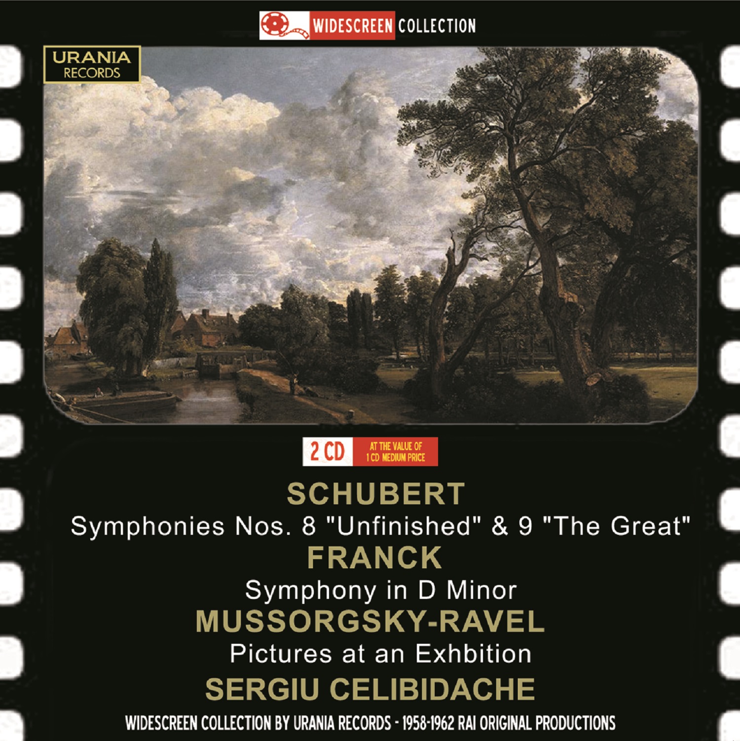 Picture of Sergiu Celibidache, Rai Simphonic Orchestra - Celibidache conducts Schubert, Franck, Ravel