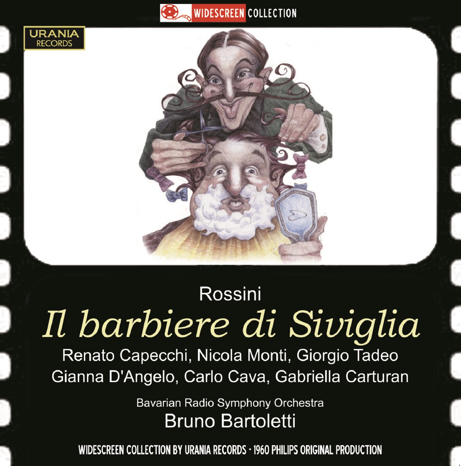 Picture of Renato Capecchi, Nicola Monti, Carlo Cava, Symphonie des Bayrishen Rundfunk Orchestra, Bruno Bartoletti - Bartoletti conducts Rossini: Il barbiere di Siviglia