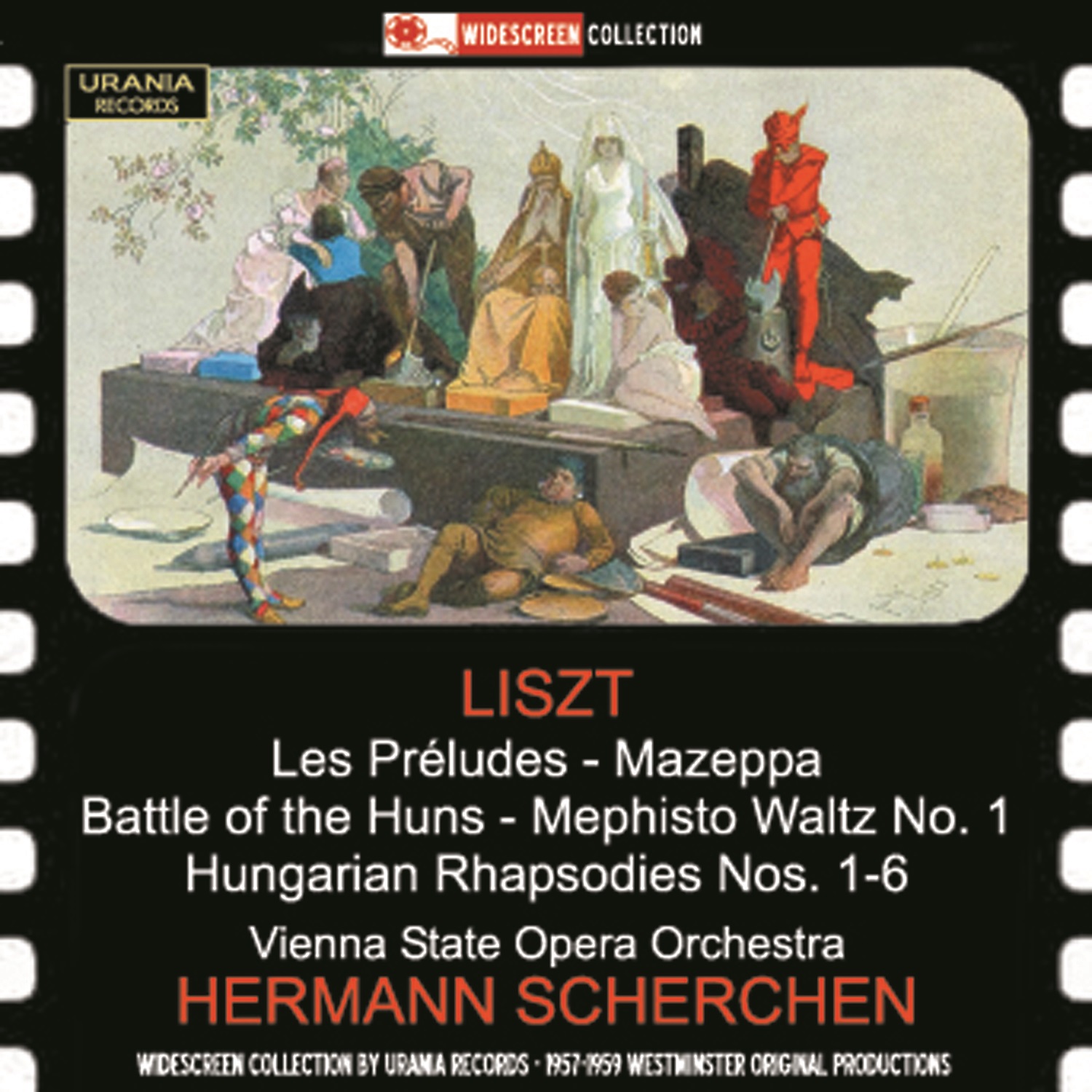 Picture of Hermann Scherchen, Wiener Staatsoper Orchestra - Scherchen conducts Liszt
