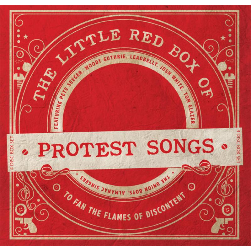 Picture of Various Artists - The Little Red Box Of Protest Songs (4CD)