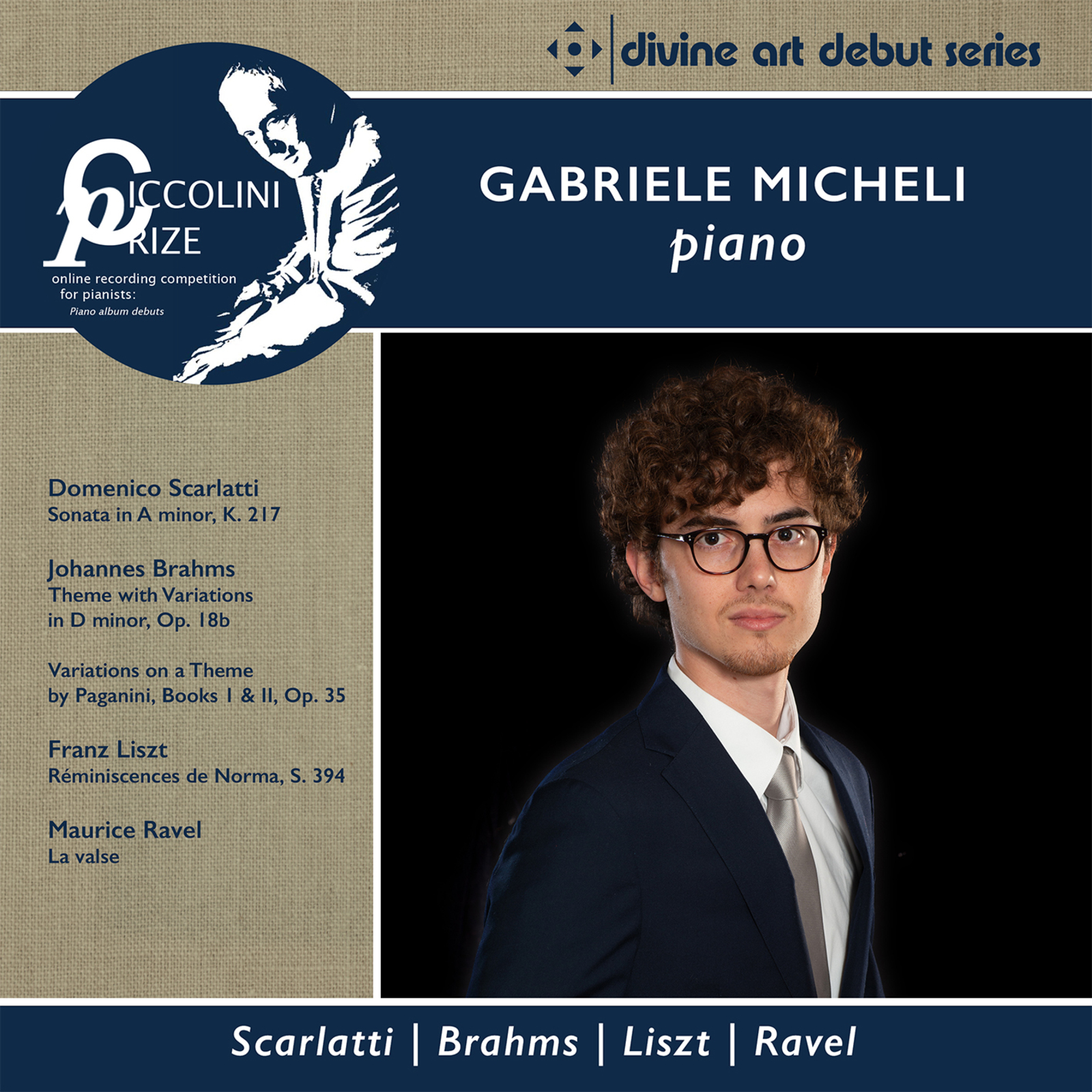 Picture of Gabriele Micheli - Gabriele Micheli - Coccolini Prizewinner Recital