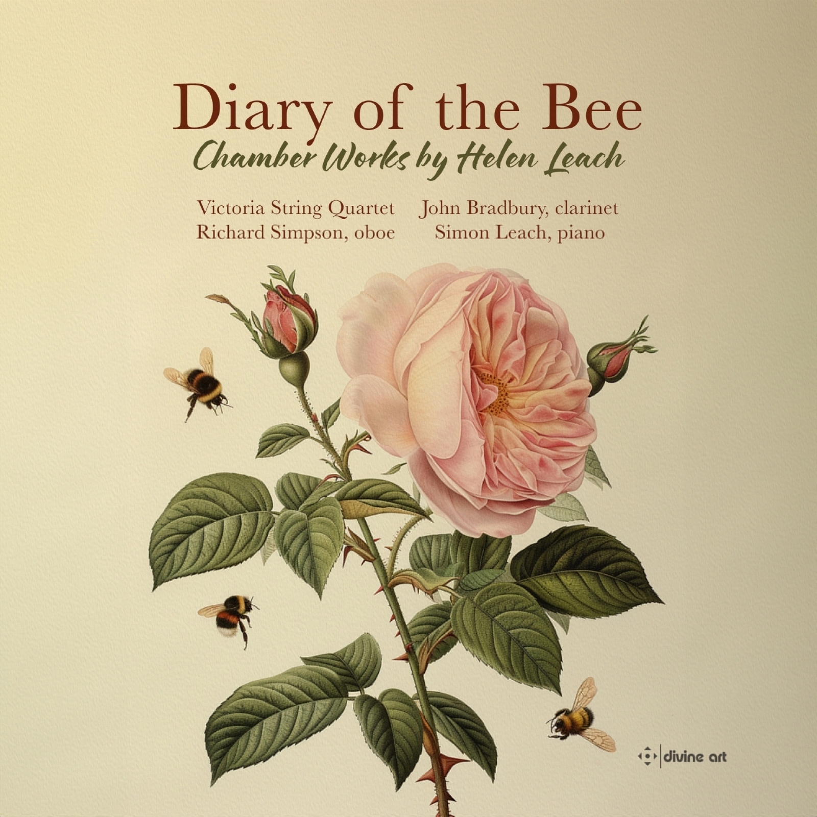 Picture of Richard Simpson; John Bradbury; Simon Leach; Victoria String Quartet - Diary of the Bee: Chamber Works by Helen Leach